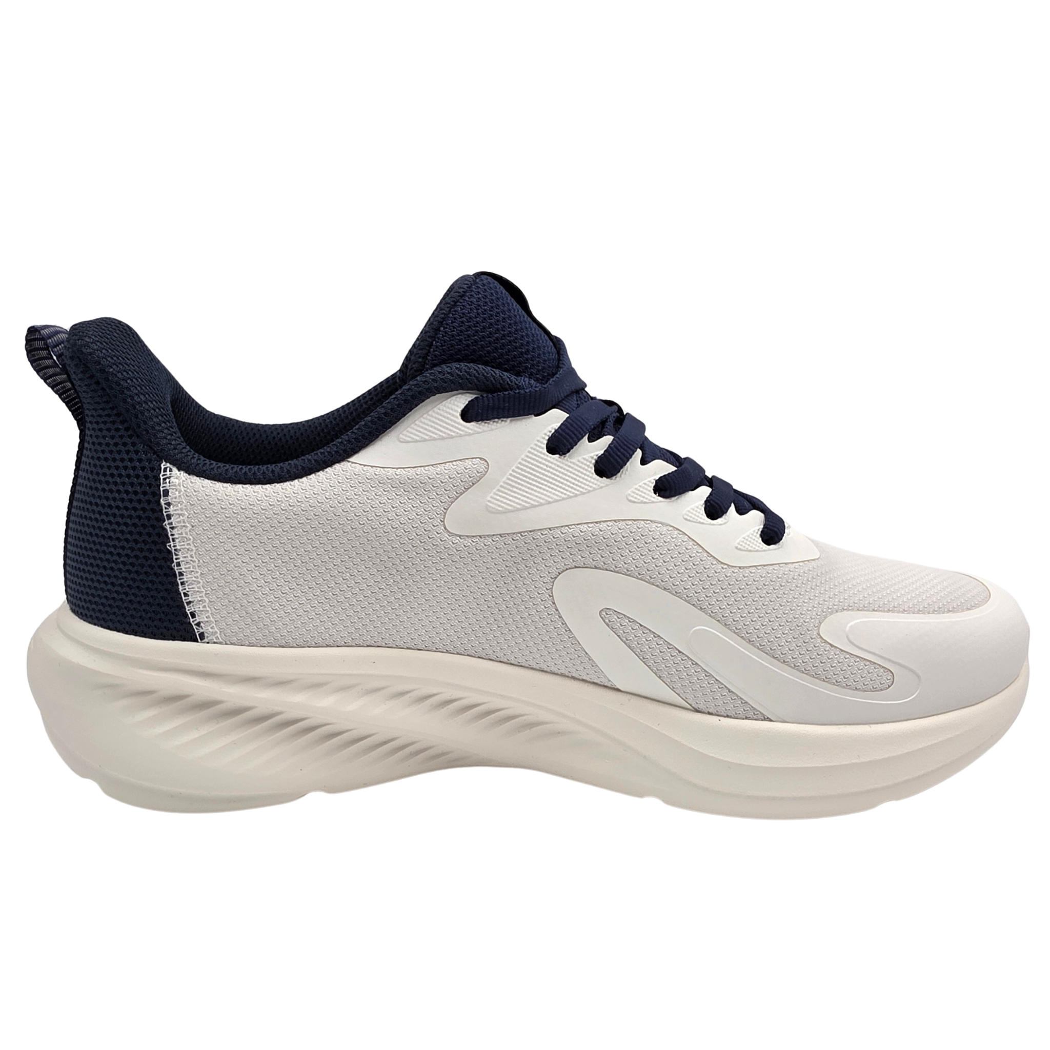 Men's Running Shoes Egret-Dk.Blue Performance Running
