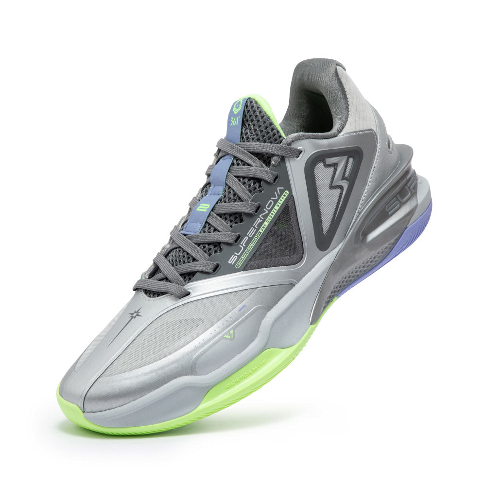 SUPERNOVA- light up Silver Dk.Grey Training Basketball