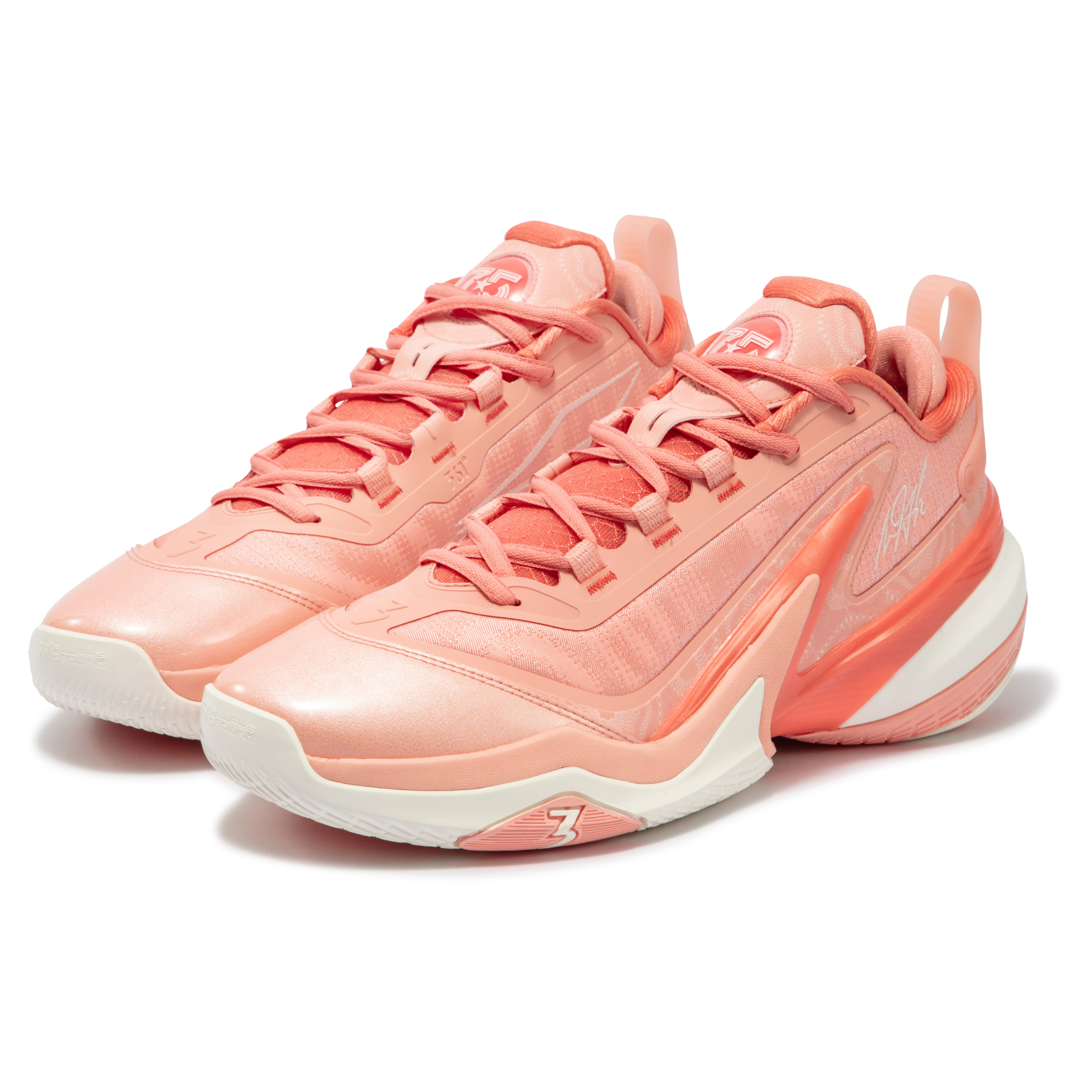 AG V- RMB Bleached Coral Grapefruit Red Signature Basketball Shoes