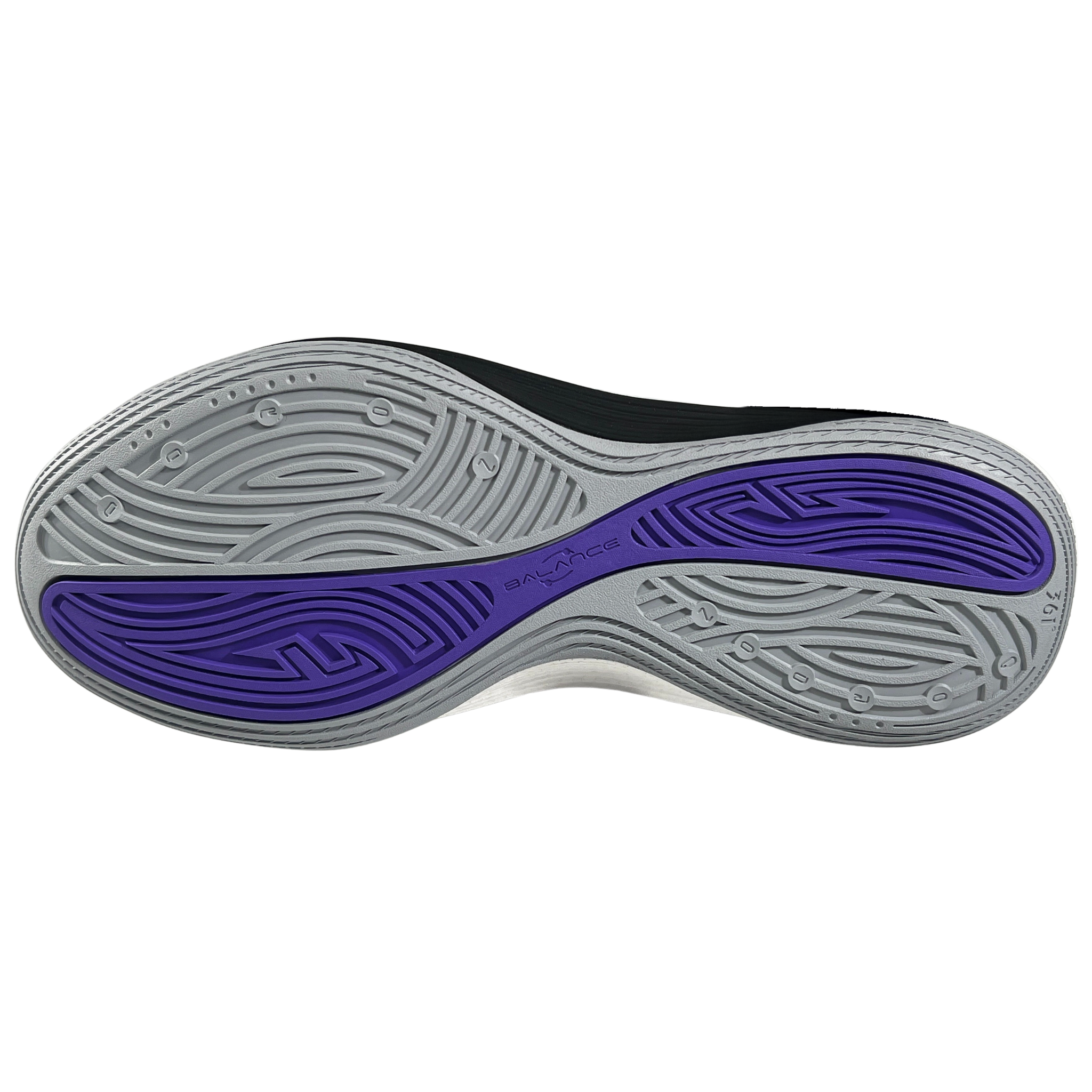 LEVEL UP 3-CQT - OBSIDIAN BLACK-DK.PURPLE Training Basketball