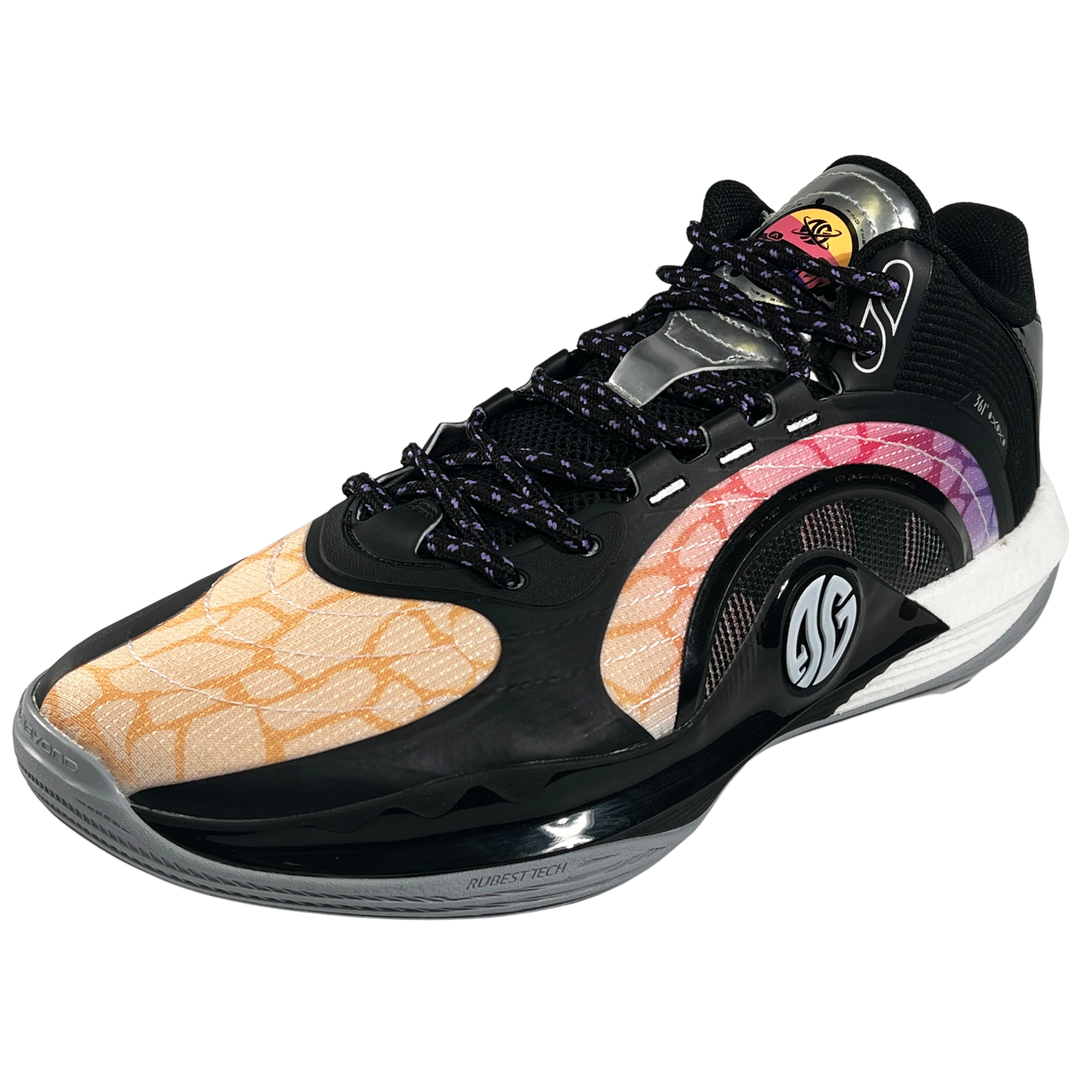 LEVEL UP 3-CQT - OBSIDIAN BLACK-DK.PURPLE Training Basketball