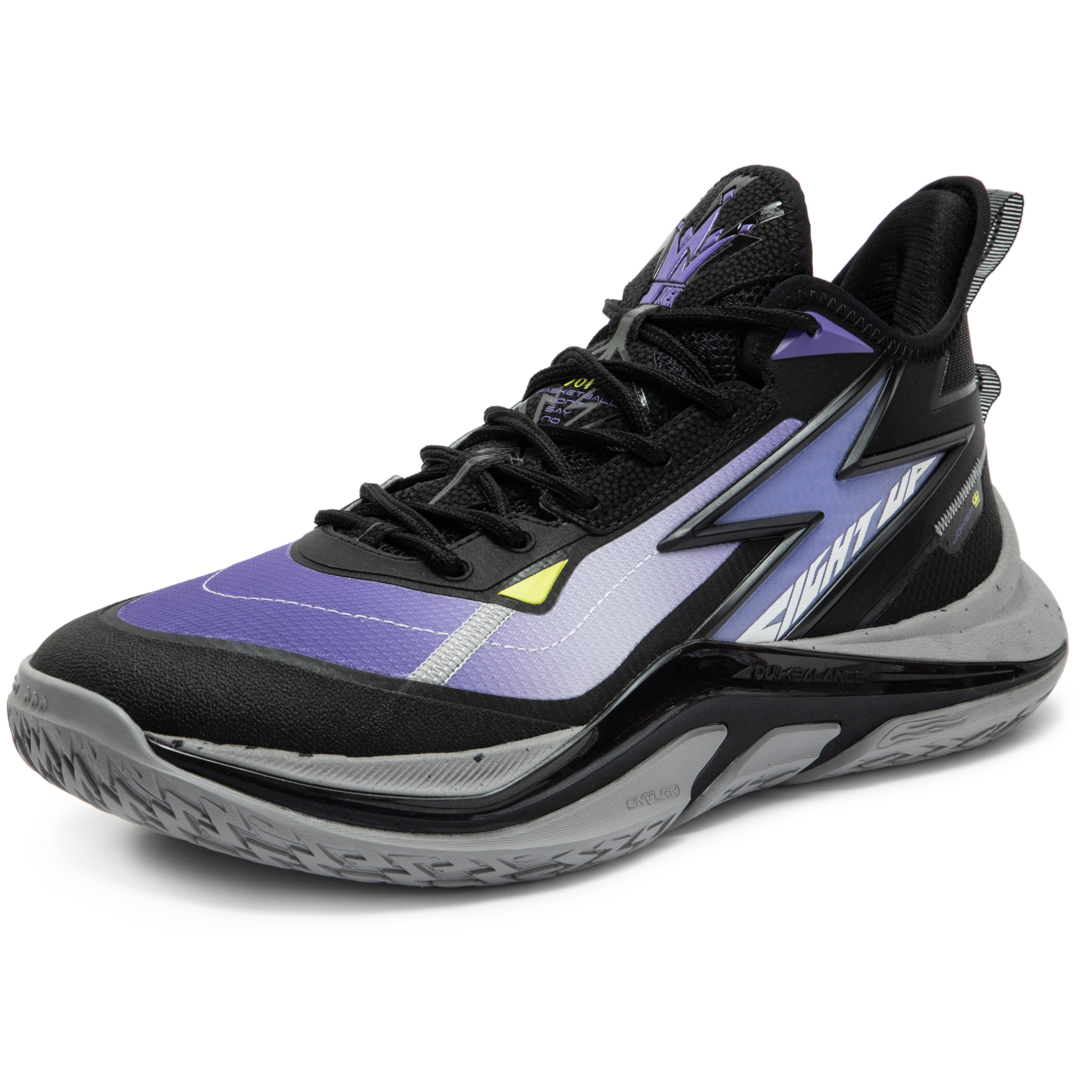 LIGHT UP PE-JOKER - OBSIDIAN BLACK-LAVENDER Performance Basketball