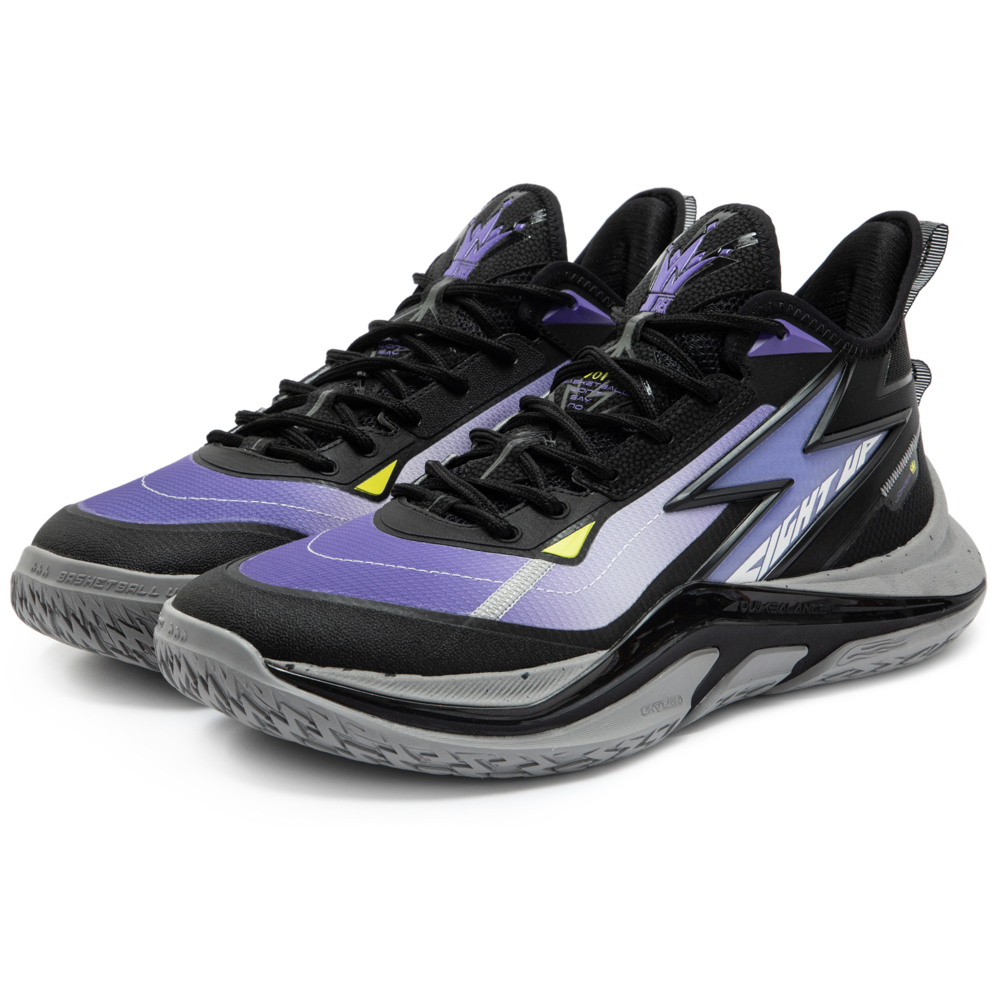 LIGHT UP PE-JOKER - OBSIDIAN BLACK-LAVENDER Performance Basketball
