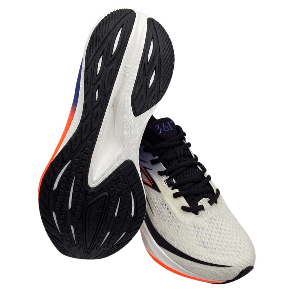 Men's Shoes Egret-Dk.Blue Cushioning Running