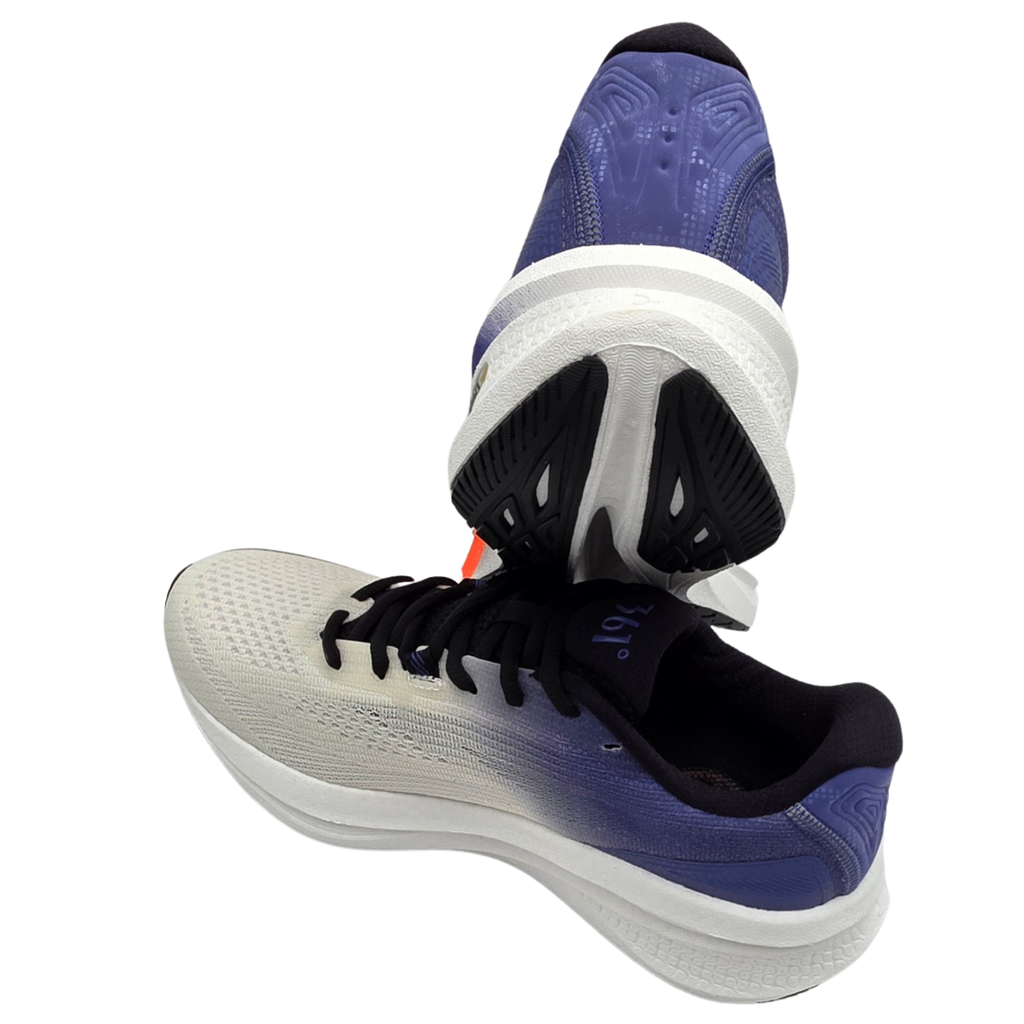 Men's Shoes Egret-Dk.Blue Cushioning Running