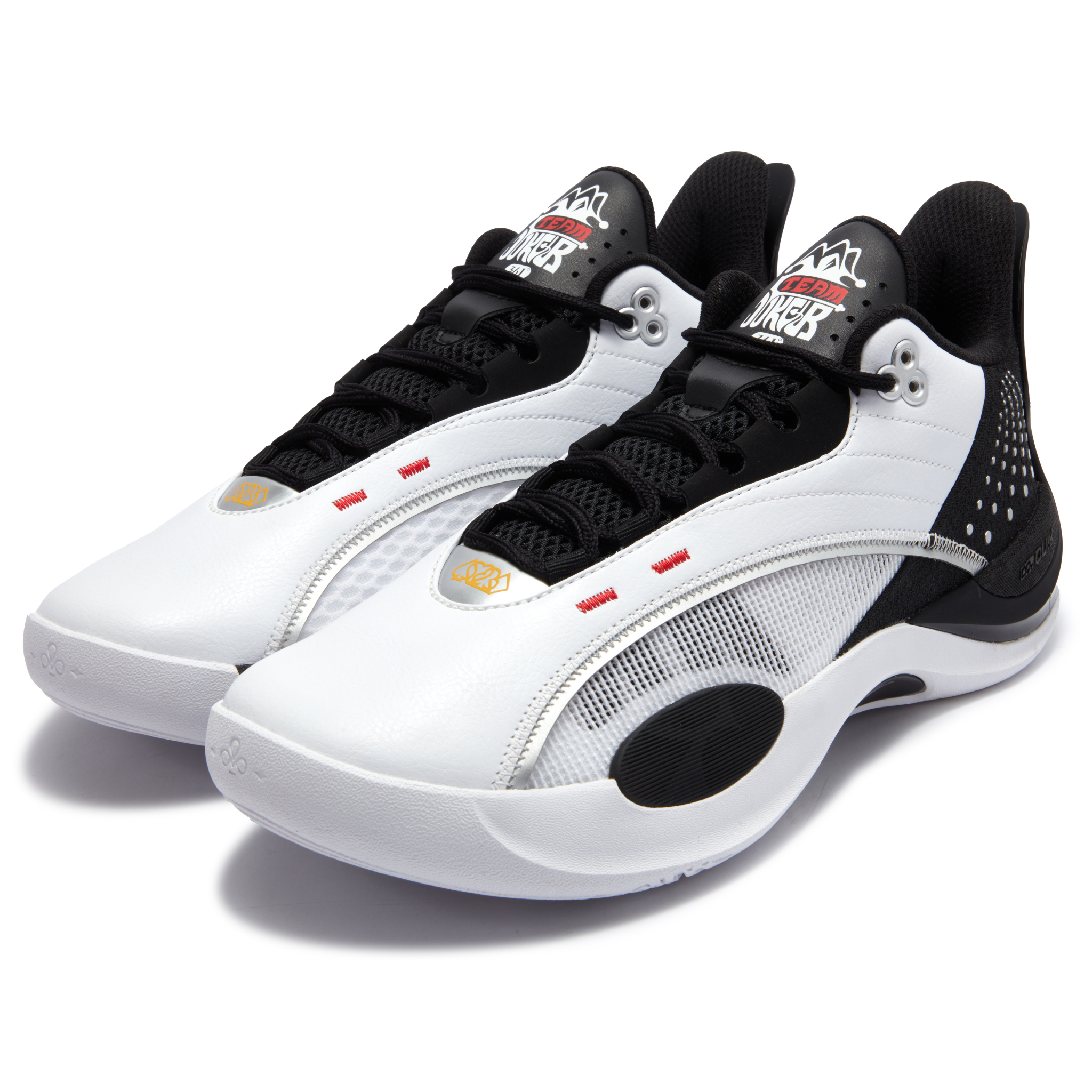 TEAM JOKER-ACE - 361 WHITE-BLACK Signature Basketball Shoes