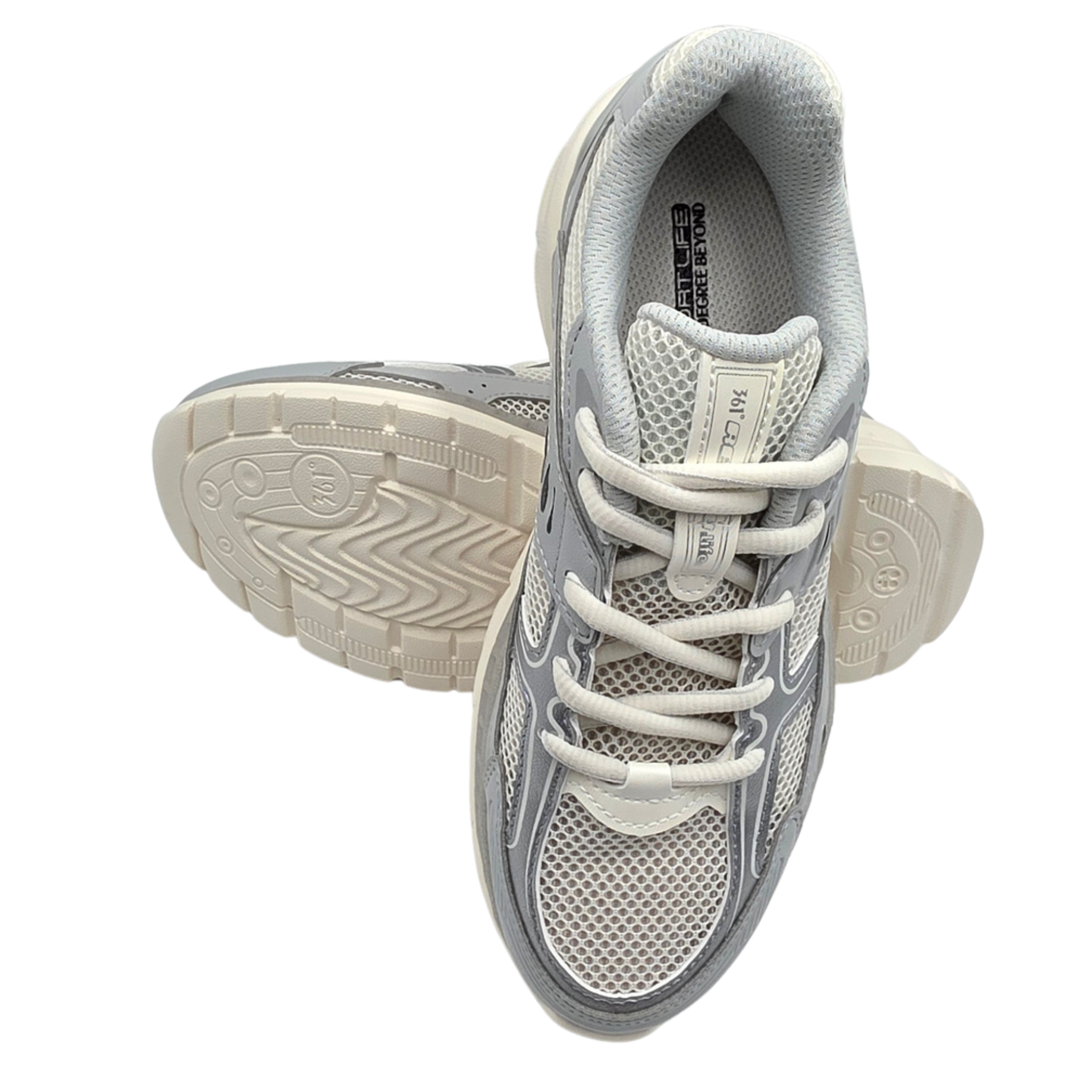 TRACE EGRET-PHOTON GRAY Retro Culture Running