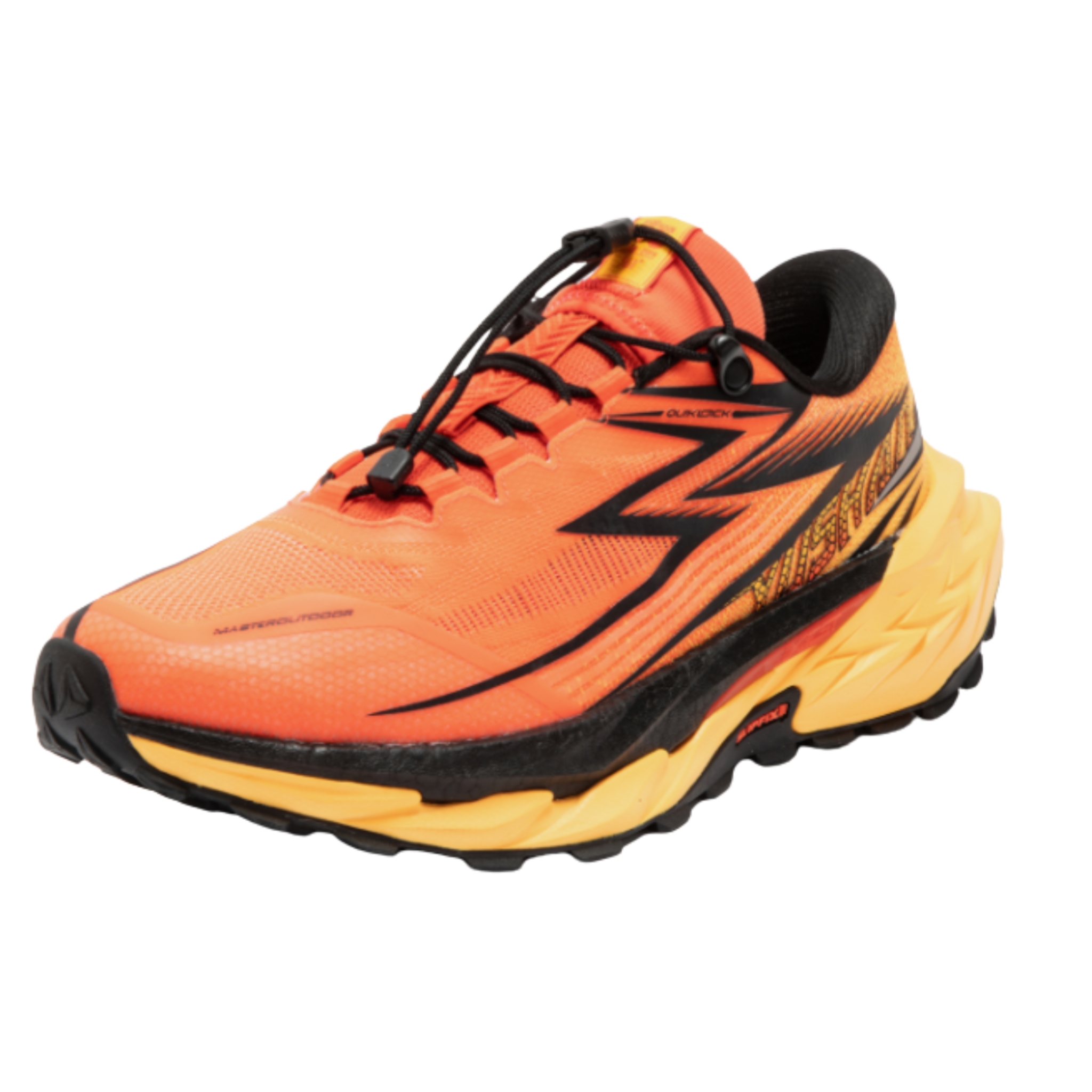 YUSHAN II PRO Bright Red Orange/ObsidianBlack Protective Running
