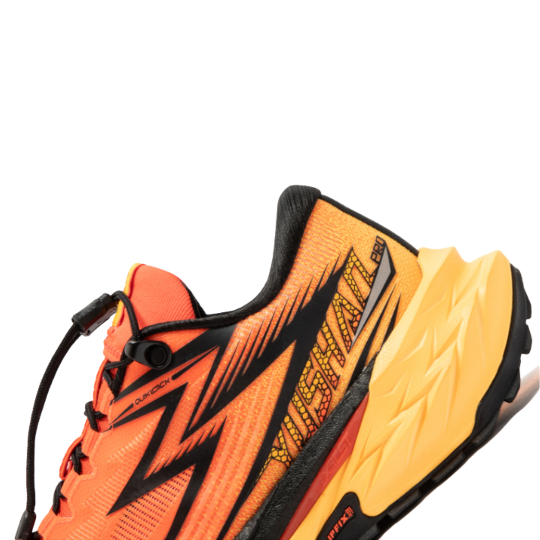 YUSHAN II PRO Bright Red Orange/ObsidianBlack Protective Running