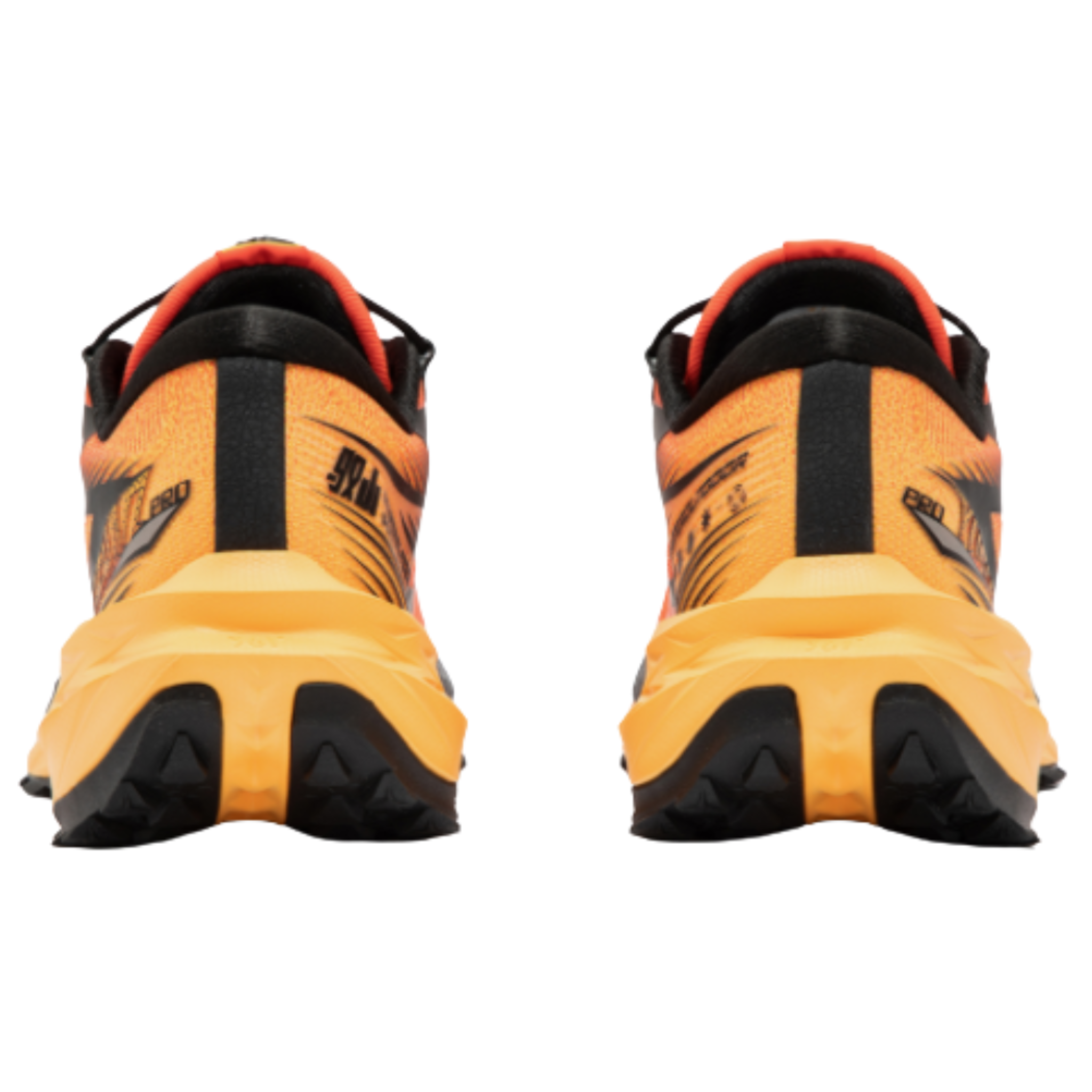 YUSHAN II PRO Bright Red Orange/ObsidianBlack Protective Running