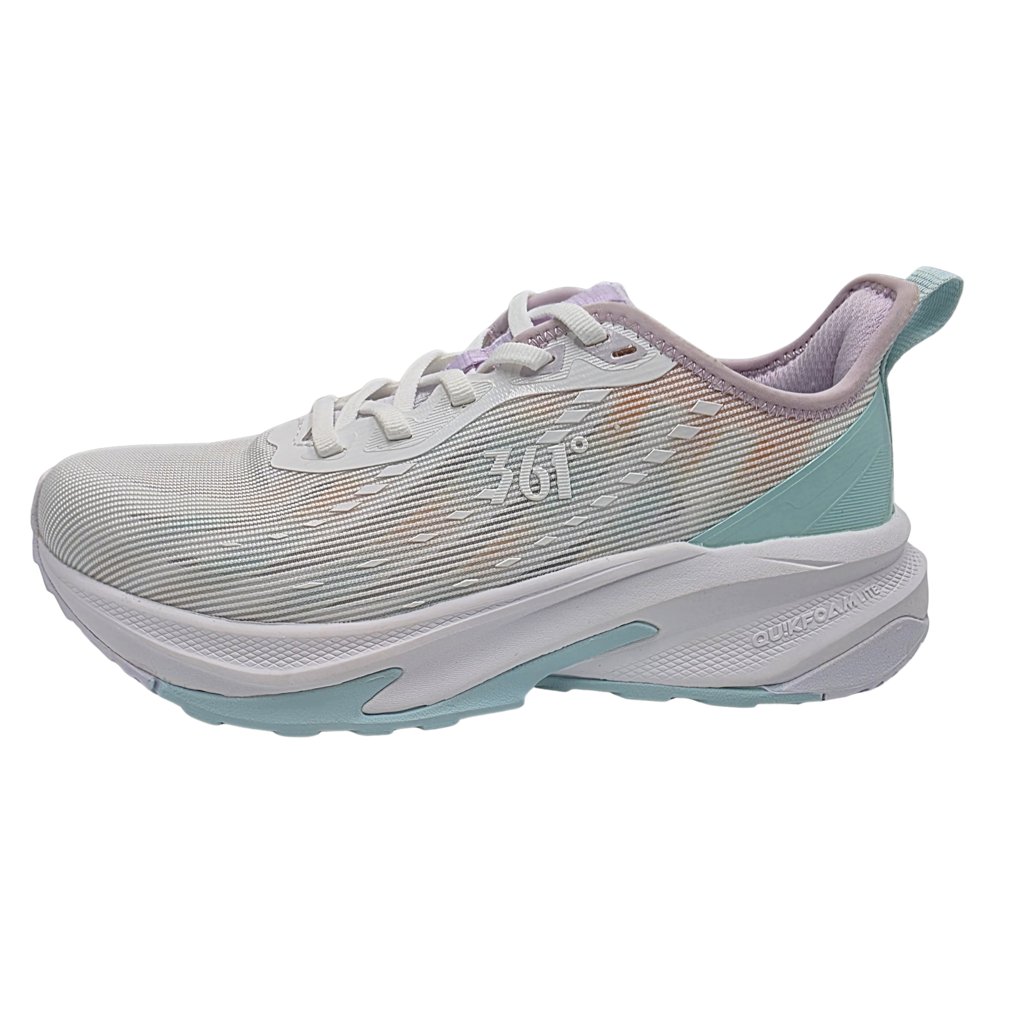 Yushan SE White-Tulle Blue Cushioning Running