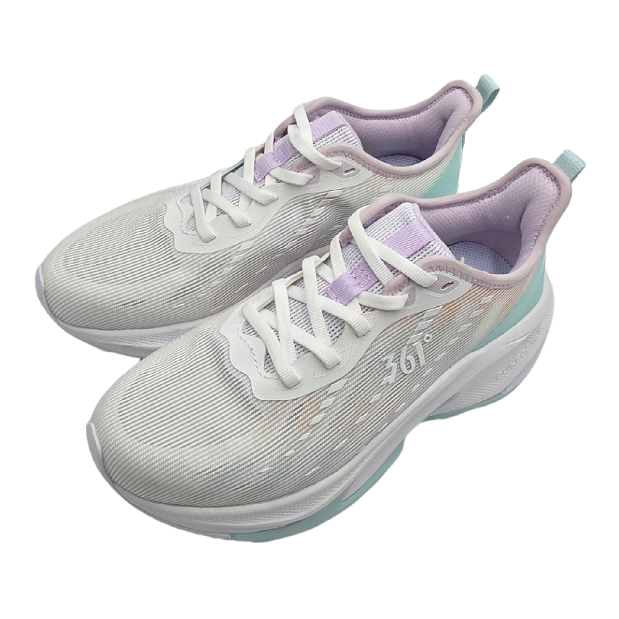 Yushan SE White-Tulle Blue Cushioning Running